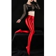 thumbnail image 5 of Glossy Opaque Pantyhose for Women High Waist Oil Shiny Tights Stockings Yoga Pants Training Women Sports Fitness Footed Leggings Sexy Streetwear Trousers, 5 of 6