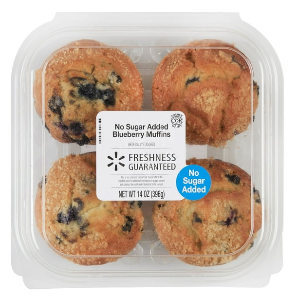 Freshness Guaranteed Blueberry Buttermilk Muffin No Sugar Added, 14 oz