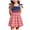 a28-Watermelon Red, variant on KPOPLK 4th of July Toddler Girl Outfit Dress Smocked USA Sleeveless Tie Strap Fouth of July Dresses Kids Patriotic Clothes(4-5 Years,Watermelon Red)