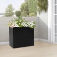 Black Steel Planter Box, High-temperature Baking Paint, Modern ...
