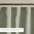 thumbnail image 4 of Linen-Look Polyester Shower Curtain in Essential Colors, 4 of 7