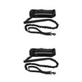 thumbnail image 3 of stanreset Laisse pour Chien Fournitures pour Animaux Corde pour Chiot Rétractable Sac de Sport Polyester Coton Gain de Place Sac de Taille Noir 2ensemble, 3 of 6