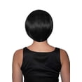 thumbnail image 2 of Perruque Déguisement pour Adulte Taille Unique Bob Cut / Noir, 2 of 2