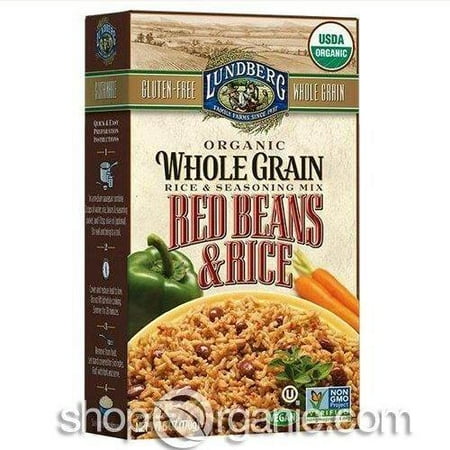 6 Pack : Lundberg, Whole Grains Red Beans And Rice Mix
