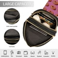thumbnail image 3 of FORMRS Womens Crossbody Sling Bag Travel Daypack Shoulder Chest Backpack, Pink Doughnuts, 3 of 7