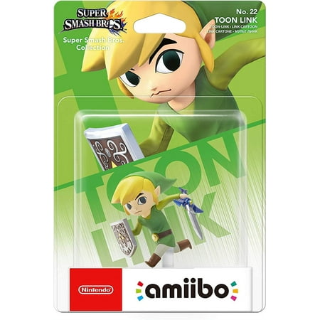 Toon Link Amiibo Super Smash Bros Series Wind Waker Legend of Zelda Nintendo Switch