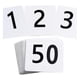 thumbnail image 1 of 50Pcs Table Numbers 1-50, 3.7x4 Inch Table Numbers, Double Sided Table Number Cards - for Wedding R, 1 of 5