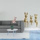 thumbnail image 2 of Figura de escritorio de gato, estatua de gato, estante, decoración para oficina o hogar, figura escultórica, estatua sentada, adorno de cerámica., 2 of 8