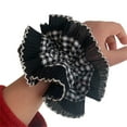 thumbnail image 4 of ZYHARUKO Vintage Lace Hair Scrunchies ThickUpdo Oversized Hair Scrunchy Elegant Donuts Hair Rope Scrunchy Women Ponytail Holder, 4 of 19