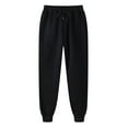 thumbnail image 2 of Mens Sweatpants 2026 Fall Winter Fashion Drawstring Elastic Waist Lined Jogger Sweatpants with Pockets Trousers, 2 of 4