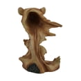 thumbnail image 3 of Carved Wood Look Mother Bear and Cub Tabletop Statue, 3 of 4