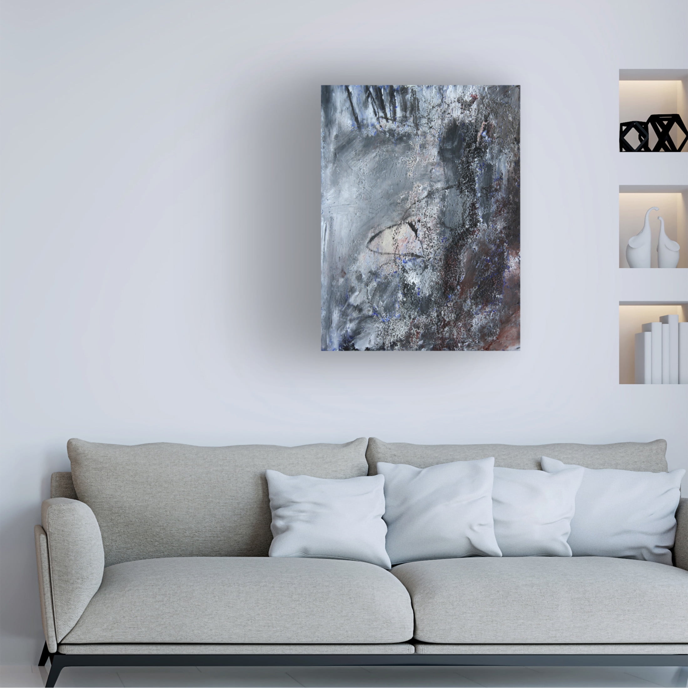 Canvas Wall Art - Deb Chaney 'Dw Vi' Wall Art for Living Room, Bedroom, or Office Décor by Trademark Fine Art - 35 x 47 Inches