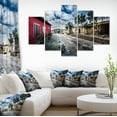 thumbnail image 1 of Magnifique Milis Rue Sardaigne - Impression d'Art sur Toile Paysage, 1 of 3