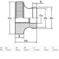 thumbnail image 5 of Unique Bargains 10 Pcs M4x12mm 304 Stainless Steel Leveling Knurled Thumb Nuts Fasteners, 5 of 5