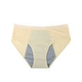 thumbnail image 4 of PULLIMORE 4 Pack Period Underwear for Women Girls Leakproof Unides Soft Comfortable Panties Menstrual Brief M-2XL, 4 of 10