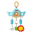 thumbnail image 3 of Baby Infant Cartoon Animal Hanging Bell Rattle Teether Sound Stroller Plush Toy, 3 of 8