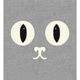 thumbnail image 4 of Oversized Cat Face Youth Heather Gray Jogger Pants-XL, 4 of 4