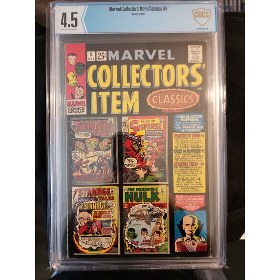 Marvel Collectors' Item Classics #5 - CBCS 4.5 Comic Book