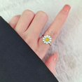 thumbnail image 3 of Vintage Hummingbird Anxiety Ring Fidget Spinner Rings for Women Multiple Style Crystal Sunflower Party Ring Jewelry Rotate Gifts 511 resizable, 3 of 6