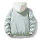 thumbnail image 4 of Ceisia Men's solid color warm hooded coat long sleeve outerwear Gift, 4 of 4
