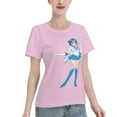thumbnail image 2 of T-Shirt Basique à Manches Courtes pour Femmes Sailor Moon Mizuno Ami, 2 of 6