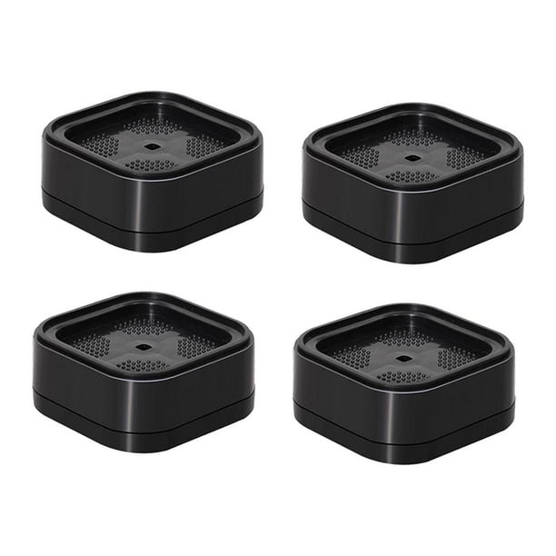 4 almohadillas antivibración cuadradas multiusos para lavadora, elevadores de muebles