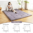 Japanese Floor Futon Mattress Full Size 54"x 80", Foldable Floor Bed