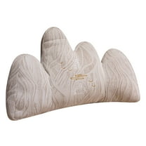 Large Reading Pillow Headboard Cushion Size Backrest Bolster with Removable Cover Soft Support Pillow for Daybed Bunk Bed Dorm Wall Headboard