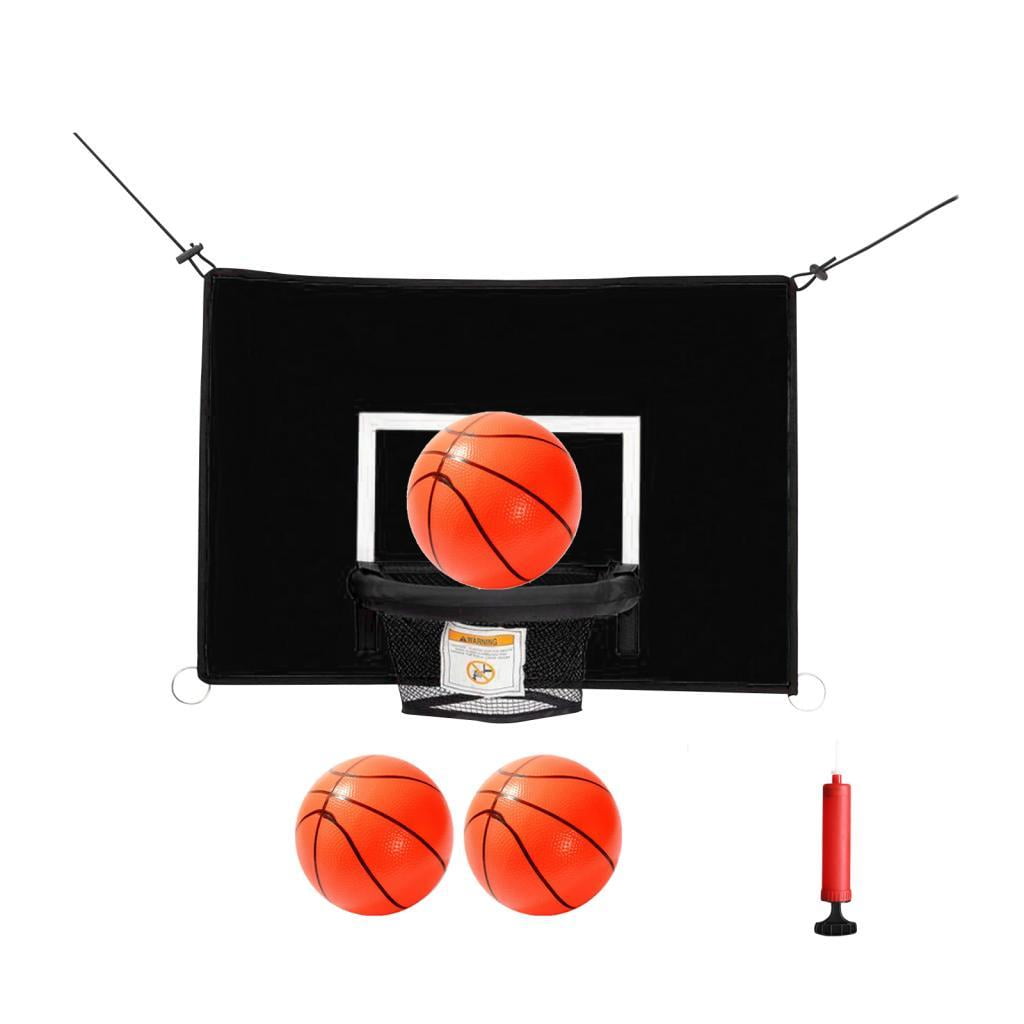 harayaa Basketball Hoop for Trampoline Basketball Training Outside Indoor Outdoor Sports Style F
