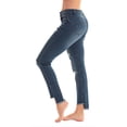 thumbnail image 2 of Just Love Denim Wash Ripped Jeggings for Women (Medium Ripped Denim Stretch Fabric, 2X), 2 of 3