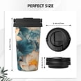 thumbnail image 3 of Logiee Mountain Lotus Serenity Print Stainless Steel Coffee Tumbler, Travel Coffee Mug, Insulated Coffee Mug with Lid, Spill Proof Coffee Cup, Portable Thermal Mug, 3 of 8