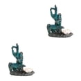 thumbnail image 3 of Transemion 1/2/3 Self-Care Routine Home Ceramic Backflow Incense Cone Holder Burner Lines Are Simple Ceramics Green Bergamot Lotus 2PCS, 3 of 6