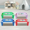 thumbnail image 5 of 4/6/12pcs Kids Lap Desk Tray Plastic Breakfast Laptop Trays with Storage Portable Activity Table with Side Pockets/Slot Portable Lap Bed Table for Writing Eating Game Snacks, 5 of 18