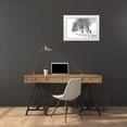 thumbnail image 3 of Aledanda 24x17 White Modern Wood Framed Museum Art Print Titled - Winter Wonderland, 3 of 4