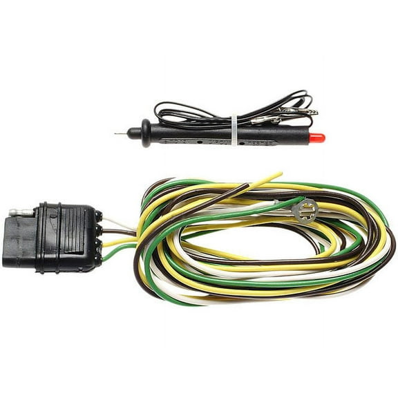 Trailer Connector Kit - Compatible with 1975 - 2005 Ford F-150 1976 1977 1978 1979 1980 1981 1982 1983 1984 1985 1986 1987 1988 1989 1990 1991 1992 1993 1994 1995 1996 1997 1998 1999 2000 2001