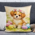 thumbnail image 2 of RKSTN Easter Painted Style Pillowcase 44*44Cm (Without Pillow Core) F, 2 of 4