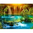 thumbnail image 1 of Swan Lake Paradise - Peinture Diamant DIY, 1 of 6