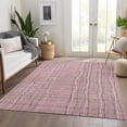 thumbnail image 6 of Addison Rugs Mayfield Premium Machine Washable Transitional Stripes Pink Rectangle Rug, 5' x 7'6", 6 of 6