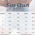 thumbnail image 3 of Women's Rhinestone Denim Shorts High Waist Jean Short Y2K Summer Casual Jean Shorts Trendy Y2k Jorts Blue M, 3 of 5