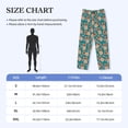 thumbnail image 2 of Mens Pajama Pants - Soft Sleep & Lounge Pants for Men, Cute Cartoon Tulip Cat Cuteness Casual PJ Bottoms Pants with Pockets, 2 of 5