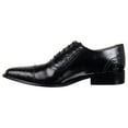 thumbnail image 6 of LIBERTYZENO Mens Genuine Leather Office Oxford Shoes Black, 6 of 8