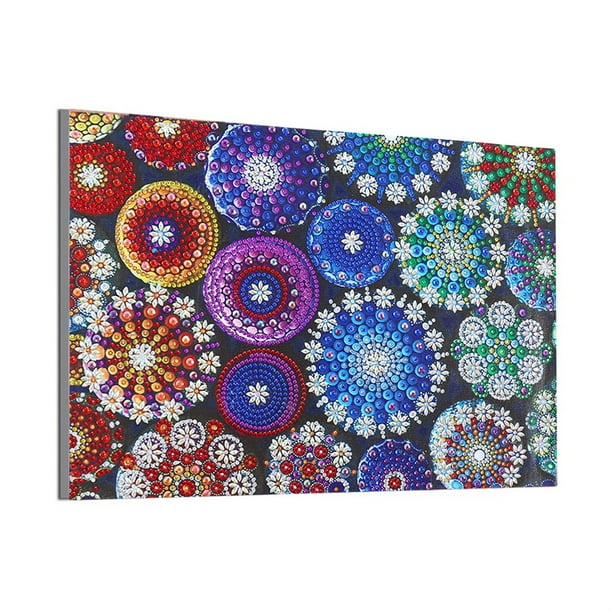 Irfora DIY 5D diamante pintura patrón de flores en forma especial bordado de diamantes decoración del hogar Irfora Pintura Diamante