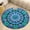 Flannel-3, variant on Blue Agate Gold Vein Art Round Area Rugs for Bedroom Living Room, 5FT Soft Indoor Circle Carpets, Carpet Home Decor Floor Mat