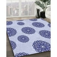 thumbnail image 2 of Ahgly Company Indoor Rectangle Patterned Heavenly Blue Area Rugs, 2' x 3', 2 of 6