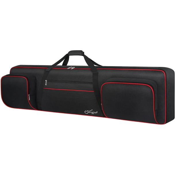 Funda blanda para teclado de 88 teclas con bolsillos SNIGJAT