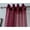 Burgundy, variant on RT Designers Collection Wanda Box Voile Light Filtering One Grommet Curtain Panel 54" x 90" Black