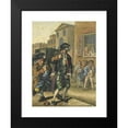 thumbnail image 2 of Robert Dighton 19x24 Black Modern Framed Museum Art Print Titled - The Frenchman in Distress, 2 of 5