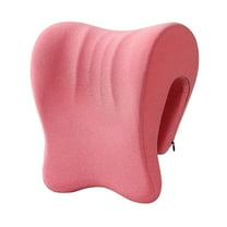 CoudarTitie Neck Support for Office Chair Comfortable Memory Foam Head Rest Pillow Removable Red