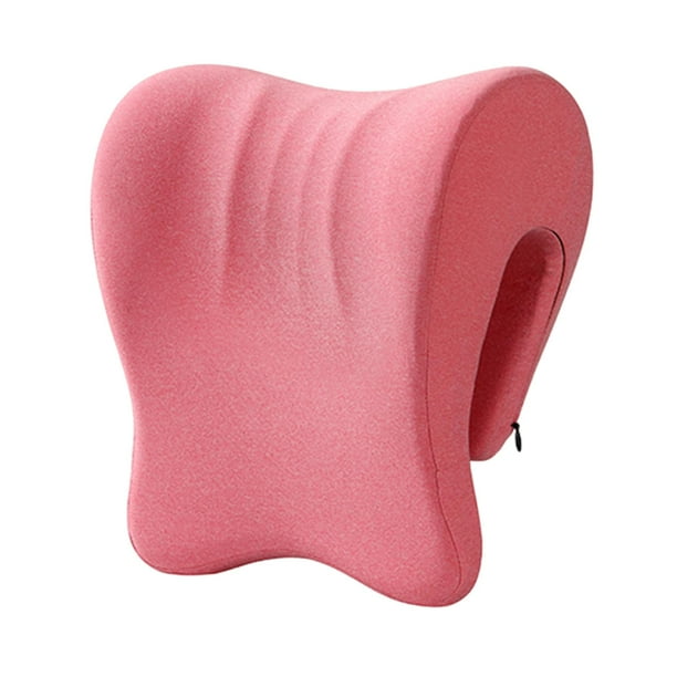 Soporte para el cuello para silla de oficina, cómoda almohada multiusos para la siesta y juegos. Rojo