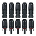 thumbnail image 2 of Amdohai 20 Pairs Male/Female Solar Panel Cable Connectors for PV System, 2 of 8